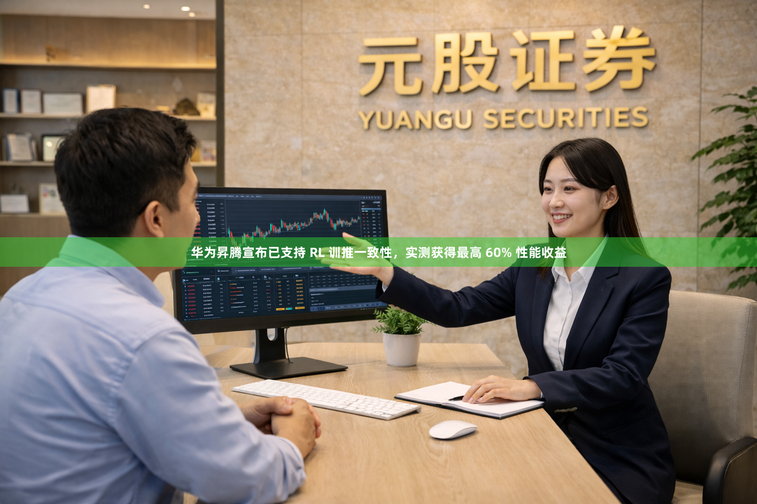 华为昇腾宣布已支持 RL 训推一致性，实测获得最高 60% 性能收益