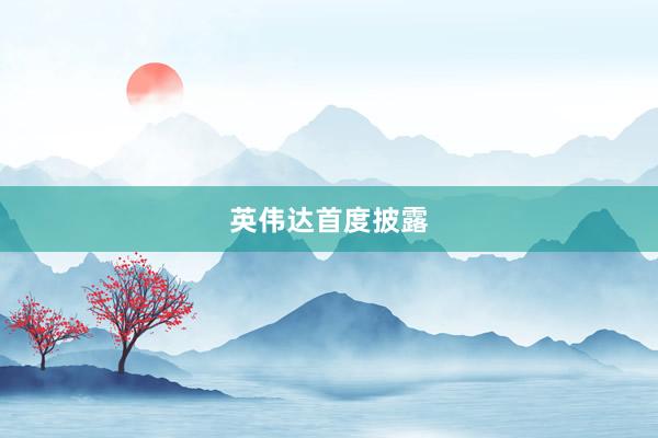 英伟达首度披露